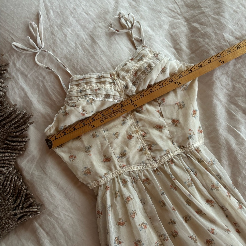 Vintage 70’s Prairie Sundress - Picture 7 of 12